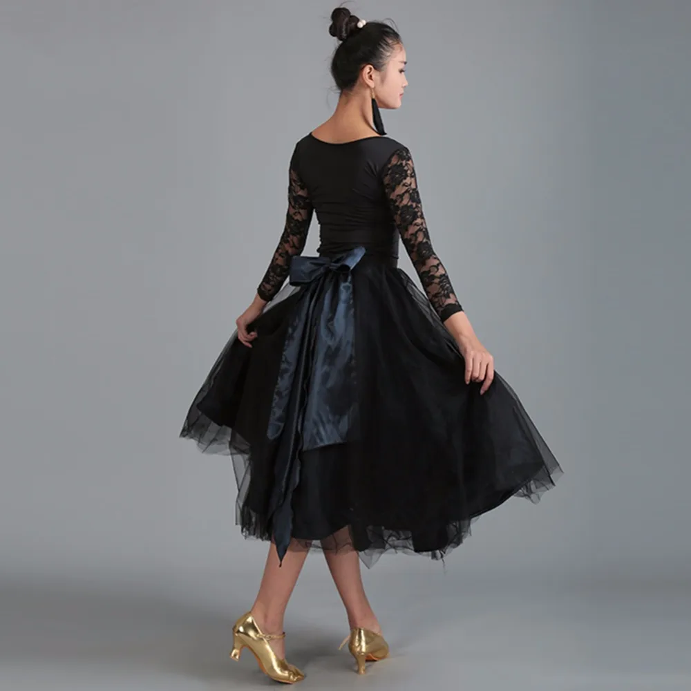 

Newest Woman Ballroom Dance Suit Vary Of Color Plus Size Skirt With Tops Set Women Modern/Jazz/Waltz Female Show Costumes DQ5045