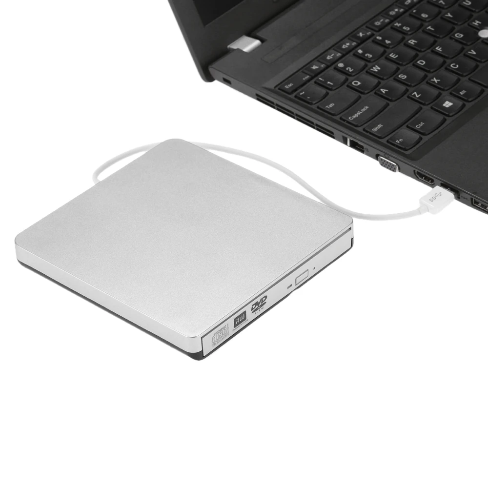 USB 3,0 портативный ультра тонкий внешний CD-RW DVD-RW CD DVD rom плеер привод писатель Rewriter горелки для MacBook ноутбука ПК рабочего стола