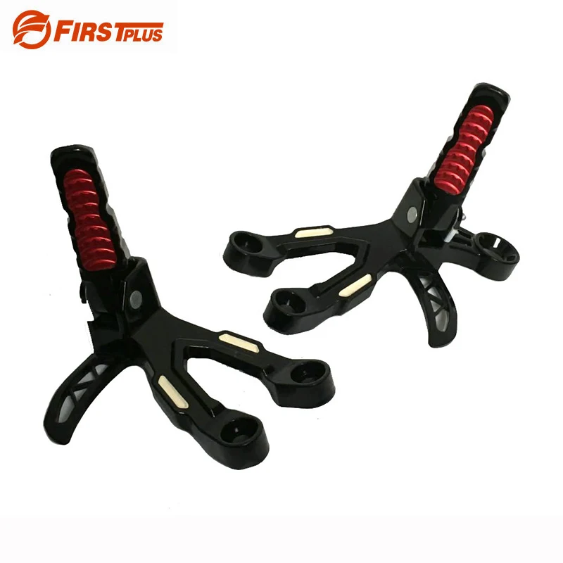 Aluminum Rear Motorcycle Racing Foot Pegs Sport Dirt Electric Bike ATVs