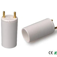 6 шт. флуоресцентный T8 к T5 концевой преобразователь, T8-T5 адаптер, T5 держатель лампы к T8 ламповый Базовый конвертер, CE Rohs Z1066