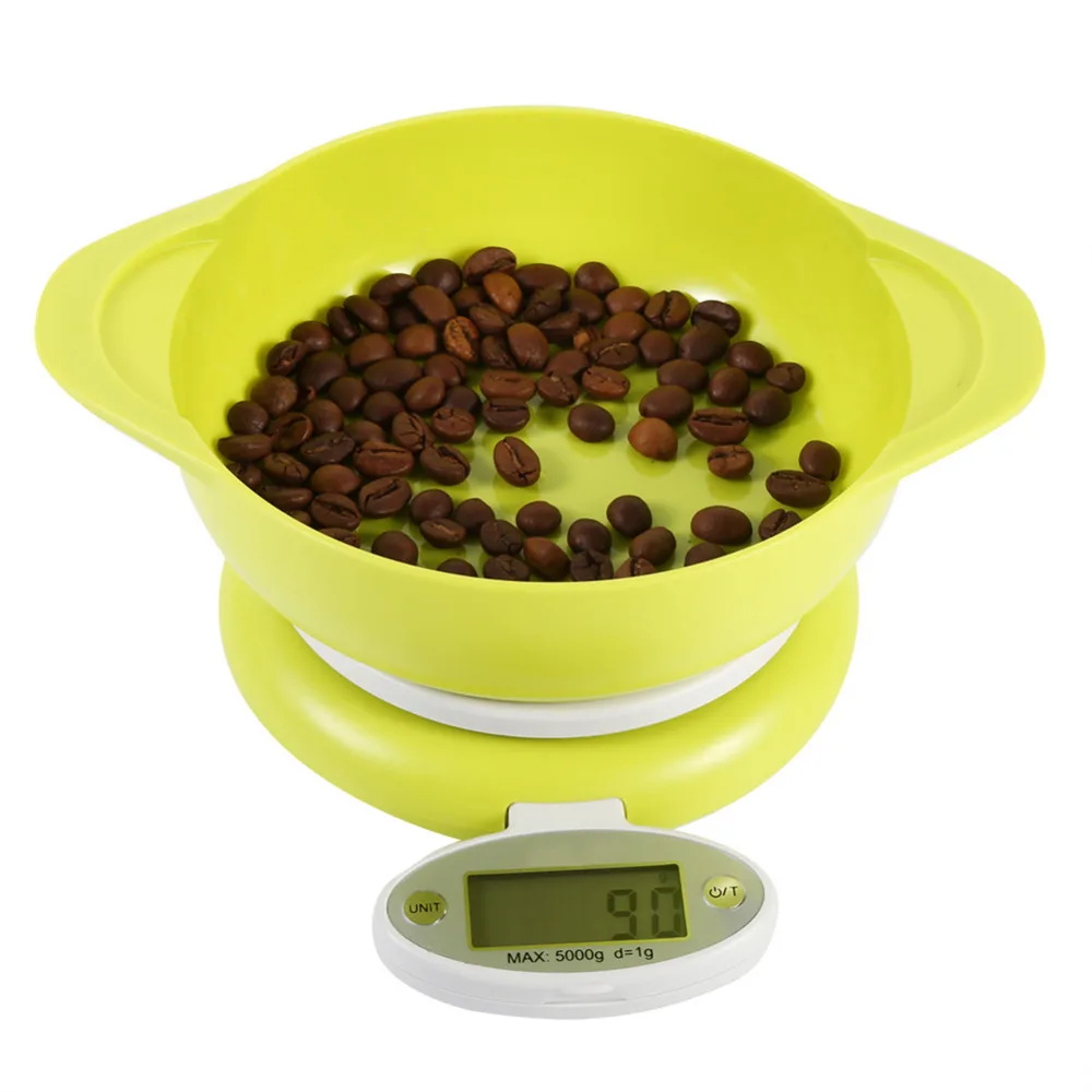5Kg/1g LCD Display Kitchen Scale Electronic Digital Food Scales Weighing With Bowl Home Tool | Инструменты