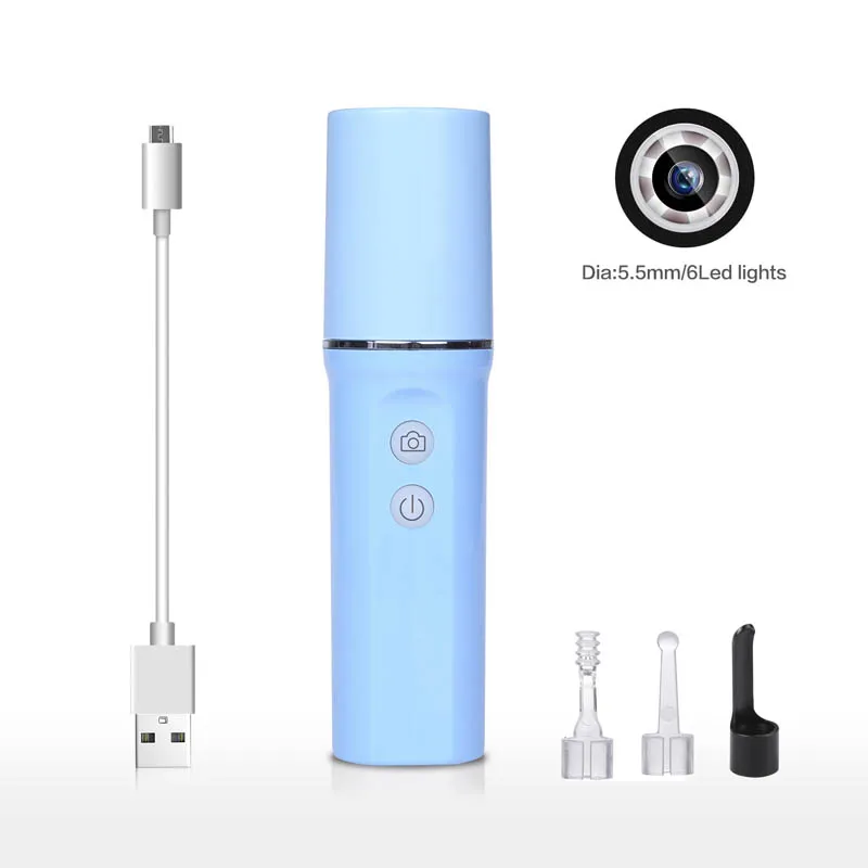 HD 720P Wifi Ear Spoon Otoscope Integrated 5 5mm Wireless Medical Safe Ear Pick Camera Endoscope 4