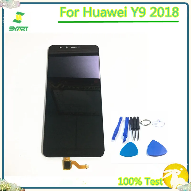 

Black White 5.93 inch Enjoy 8 Plus LCD Display Touch Screen Digitizer Assembly Replacement For Huawei Y9 2018 LA-L22 FLA-LX2