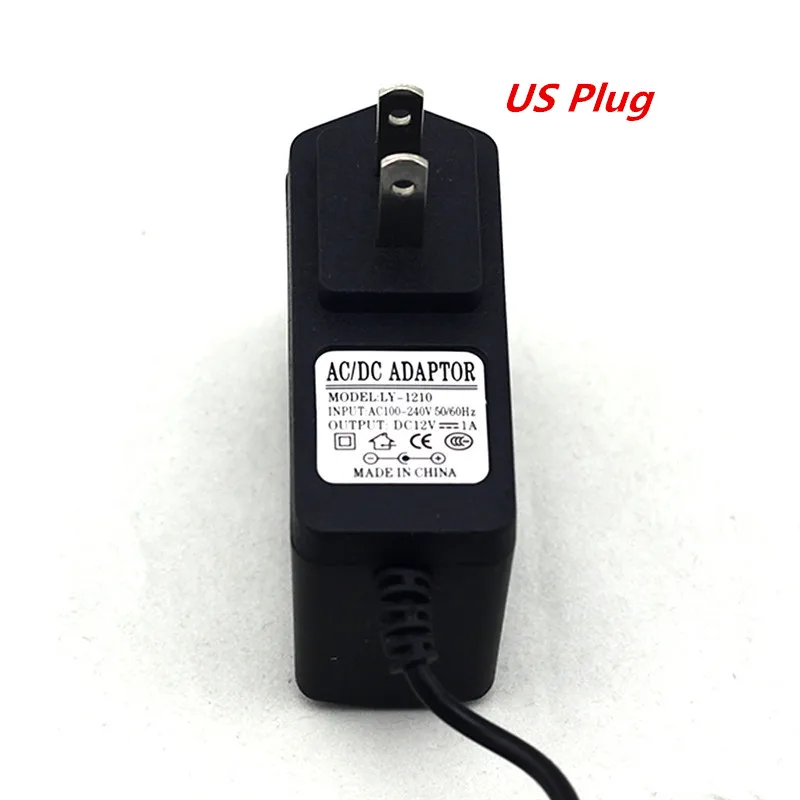 DC 12V адаптер питания AC100-240V трансформаторы Выход DC 12V 1A 2A импульсный источник питания для светодиодной ленты