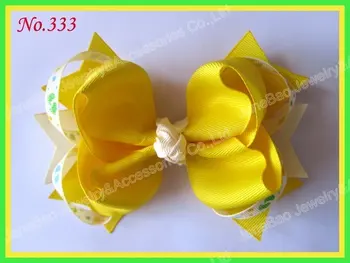 

free shipping 150pcs 5.5'' big ring hair bows girl hair accessories popular popular hair clips newest big bows