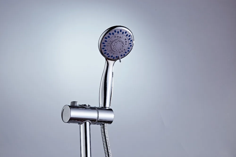 Okaros давлением экономии воды для душа abs голову с покрытием Ванная комната хром закончил ручной душ воды бустерный душ