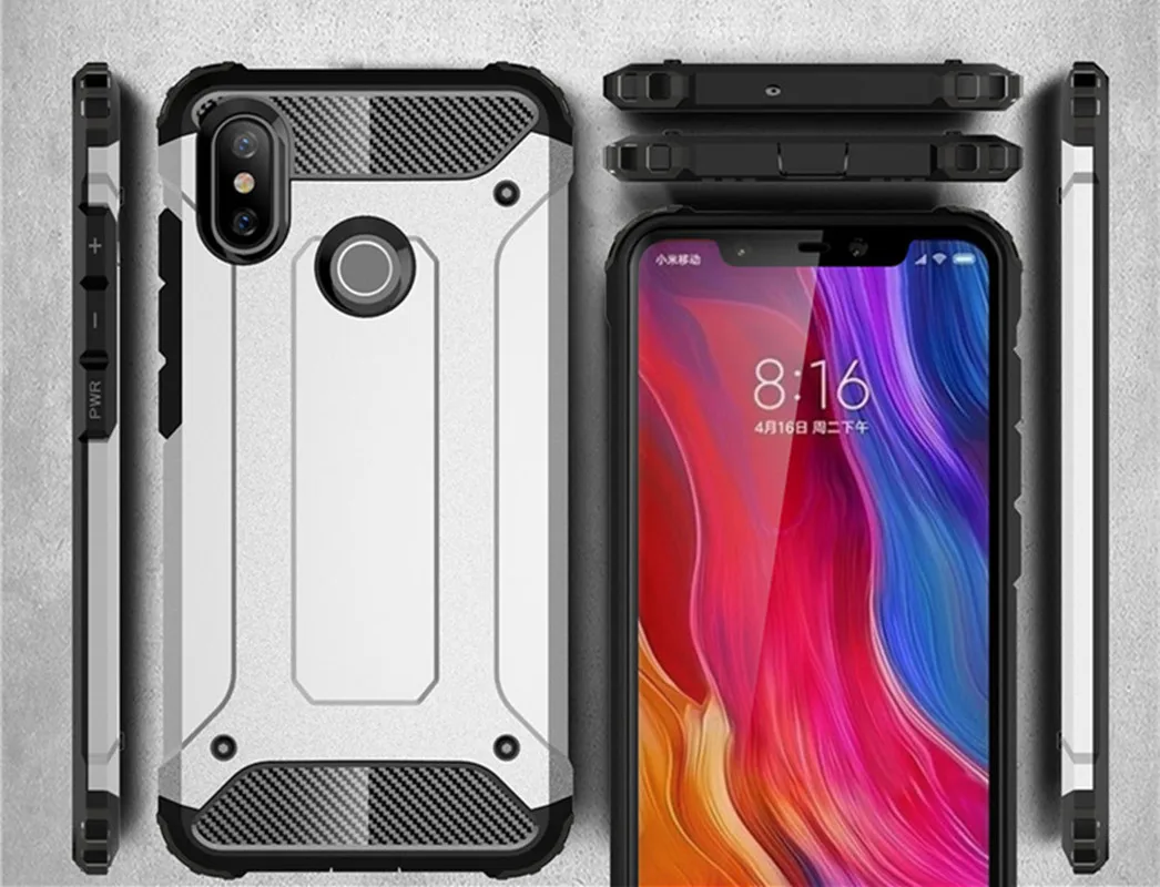 Жесткий защитный чехол со стразами для Redmi s2 Xiaomi 6X 8se 8 экспериментальная версия M8