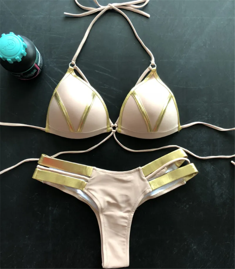 

Fashion Summer Womens Sexy Two-Piece Sets Padded Push-up Bathing Suit