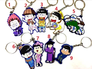 

Original Japanese anime figure osomatsu san rubber Silicone sweet smell mobile phone charms/keychain
