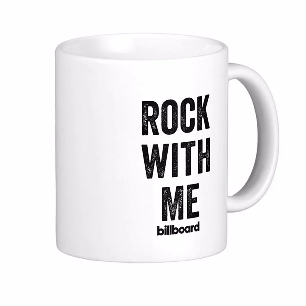 

Rock With Me White Coffee Mugs Tea Mug Customize Gift By LVSURE Ceramic Mug 11 Oz Travel Coffee Mugs