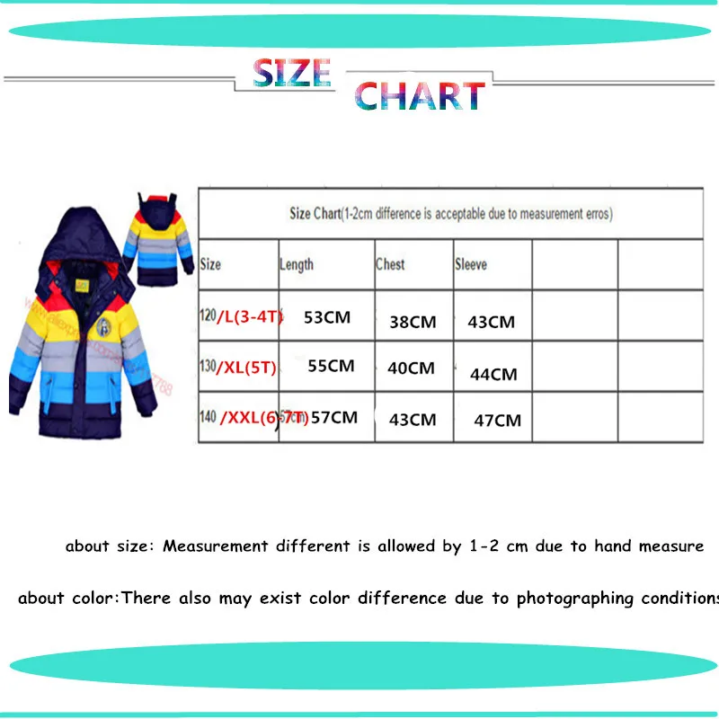 Tanie Kurtki dziecięce chłopcy stripe Winter down coat 2019 płaszcz zimowy dla dzieci dzieci ciepłe kurtki z kapturem płaszcz dla 2 7 lat ubrania dla dzieci