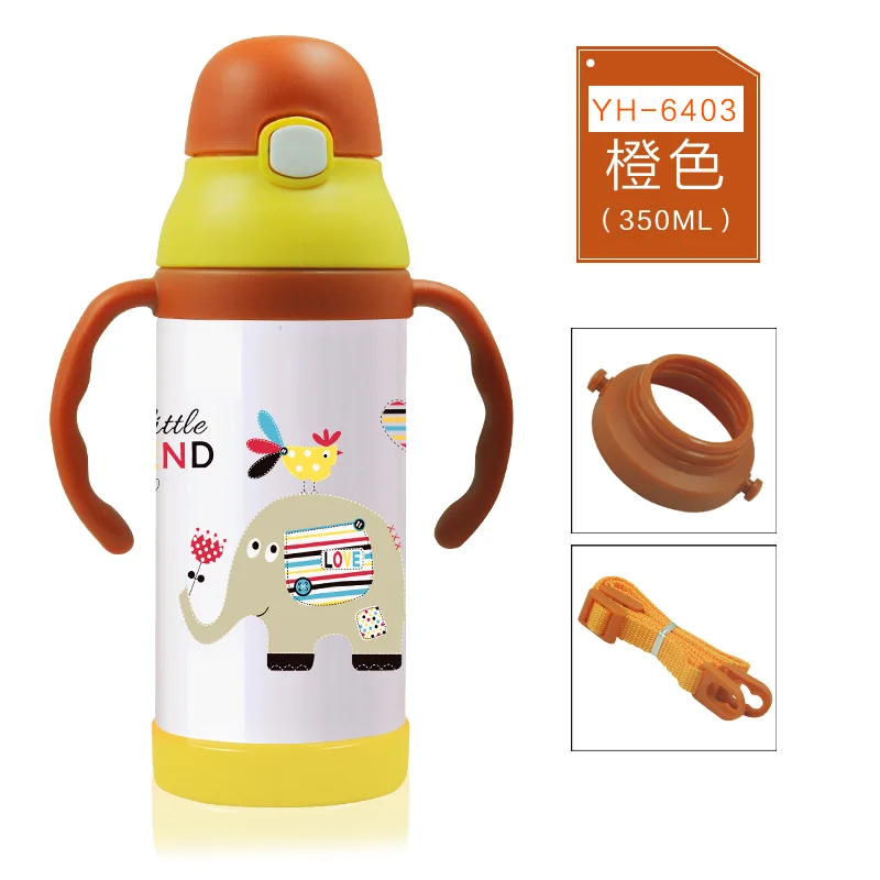 350ML Baby and Child stainless steel Vacuum bottle thermos with handle
