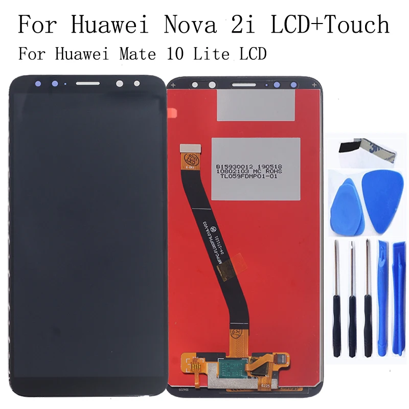 

5.9" Original LCD Display For Huawei Nova 2i LCD monitor + Touch Screen Digitizer Kit For Huawei Mate 10 lite display repair kit