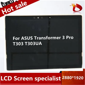 

Free shipping 12.6"LCD+Touch Screen Digitizer Assembly for ASUS Transformer 3 Pro T303 T303UA WQHD+ 2880*1920