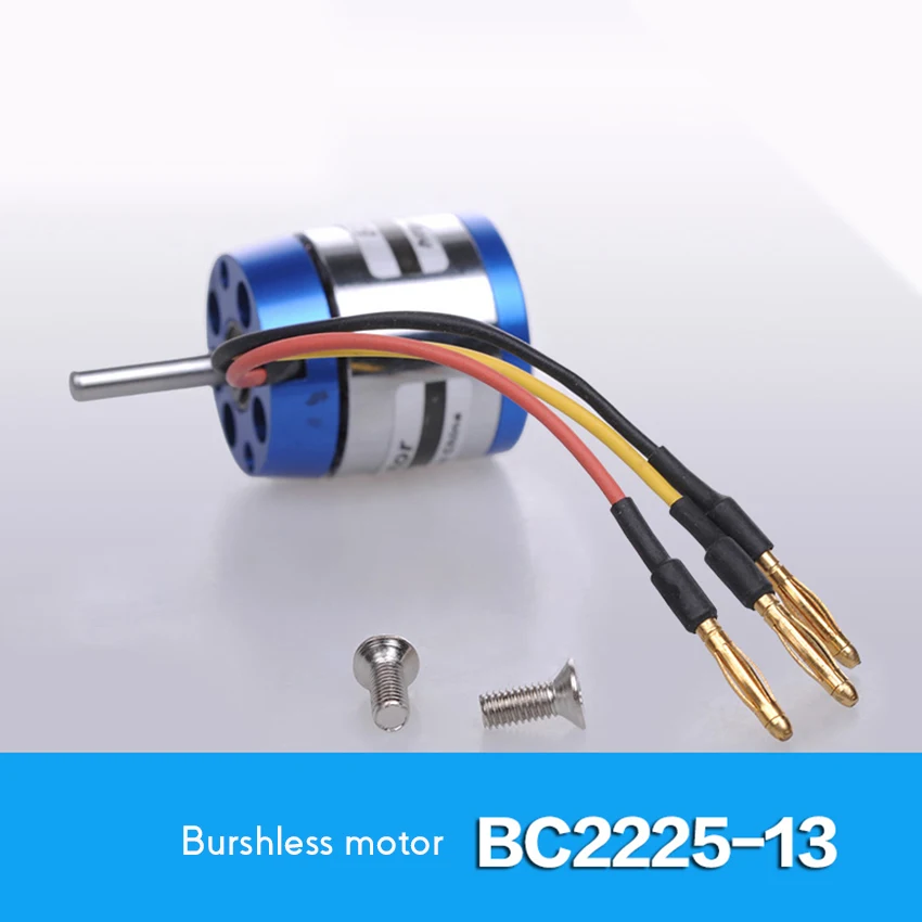 

1 Set BC2225-13 Brushless Motor 2000 KV Value 122W Max Current 11A Mini High Speed Motor For KT, Fixed Wing, Quadcopter Model