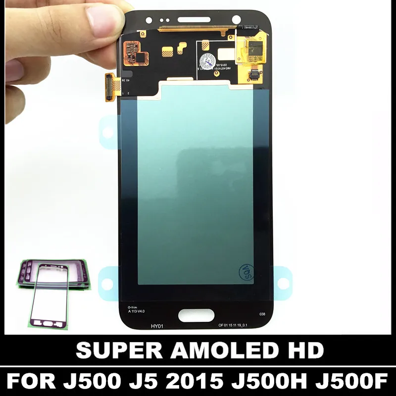 Супер AMOLED LCD для Samsung Galaxy J5 2015 j500 J500F J500G J500H ЖК-дисплей дигитайзер сенсорный экран с