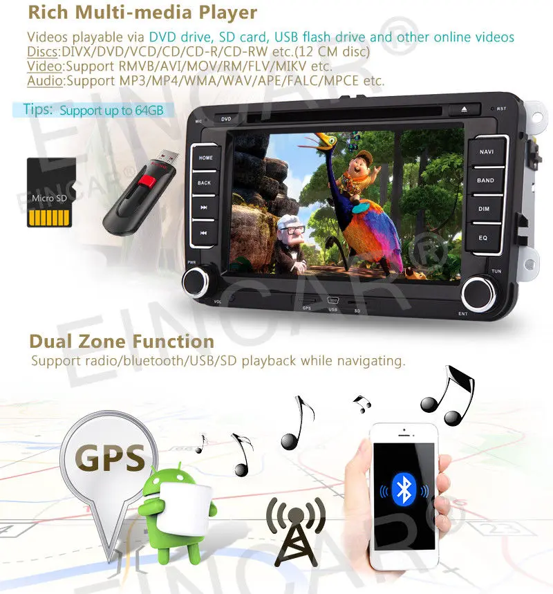 Perfect Android 6.0 Quad Core Car DVD Radio Stereo GPS Navi For VW PASSAT GOLF Jetta 14 Perfect Android 6.0 Quad Core Car DVD Radio Stereo GPS Navi For VW PASSAT GOLF Jetta 14