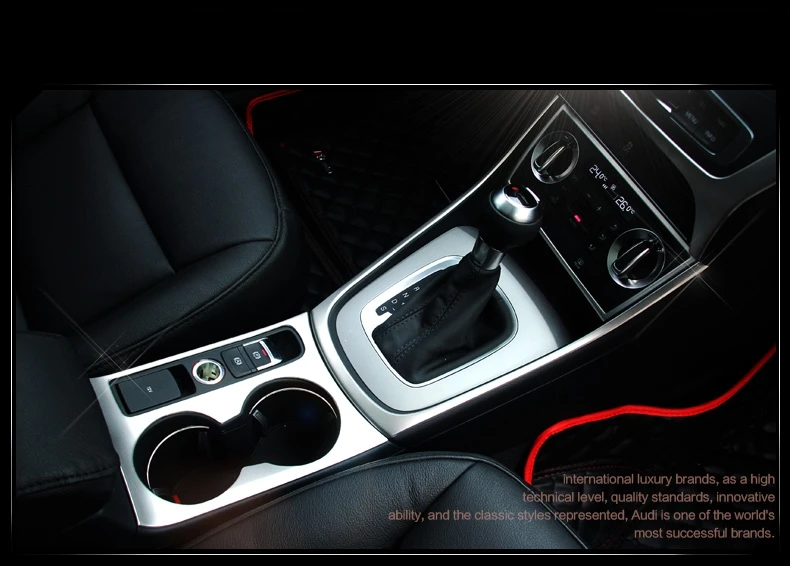 Para Audi Q3 2012-2017 opaco interno consola Centro anteriore scatola del cambio supporto di Tazza di Acqua raya ajuste 1 pz Para Audi Q3 2012-2017 opaco interno consola Centro anteriore scatola del cambio supporto di Tazza di Acqua raya ajuste 1 pz