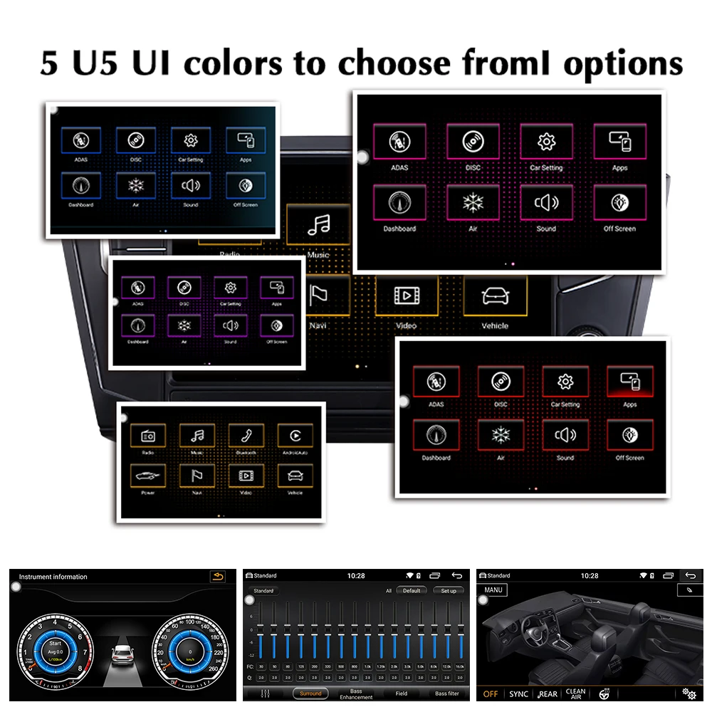 Sale car multimedia video dvd player android 8.1 2G/32G gps bluetooth for VW Passat CC/golf6/GTI/Skoda Fabia/Octavia/Superb 4