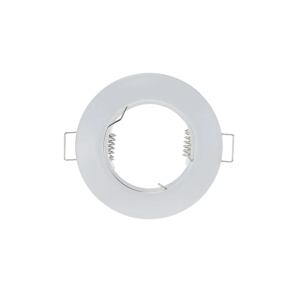 

10pcs/Lot 3inch Retrofit Gimbal Kits Round Ceiling Frame MR16 GU5.3 LED Spot Light Fixed Halogen Bulb GU10 Fitting White