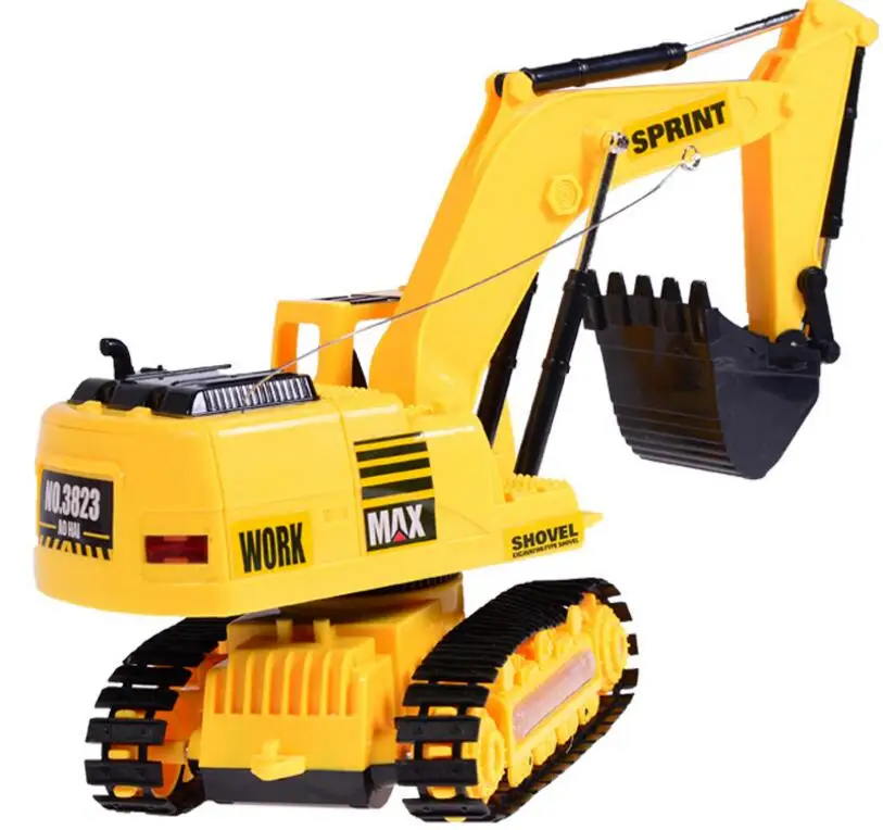 new remote control excavator car 3802 engineering truck child best gift educational toy Auto Demonstration Car