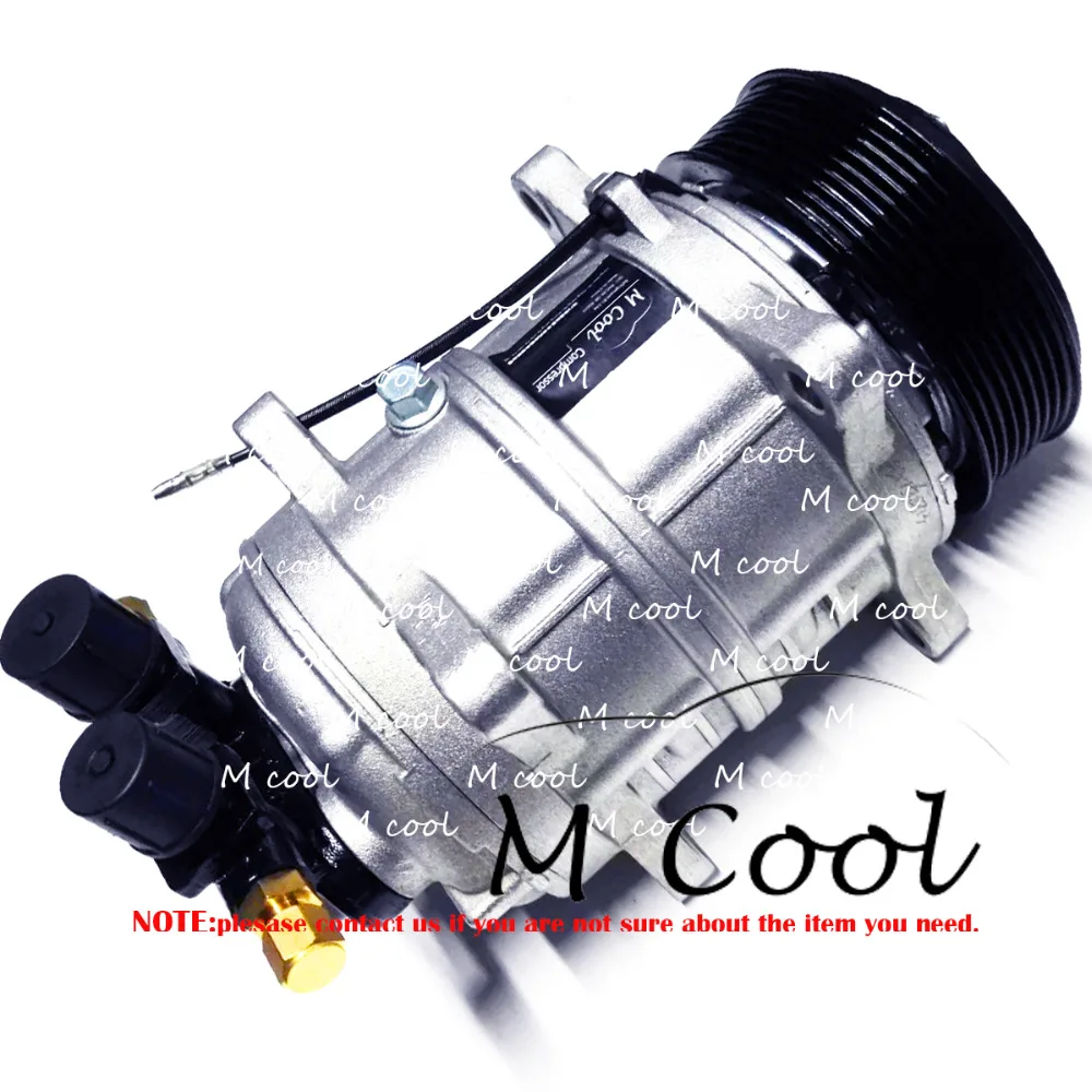 

New Automobile AC Compressor For TM16 12V 24V 8Grooves Pulley Air Condition Compressor 12v TM16 AC Compressor