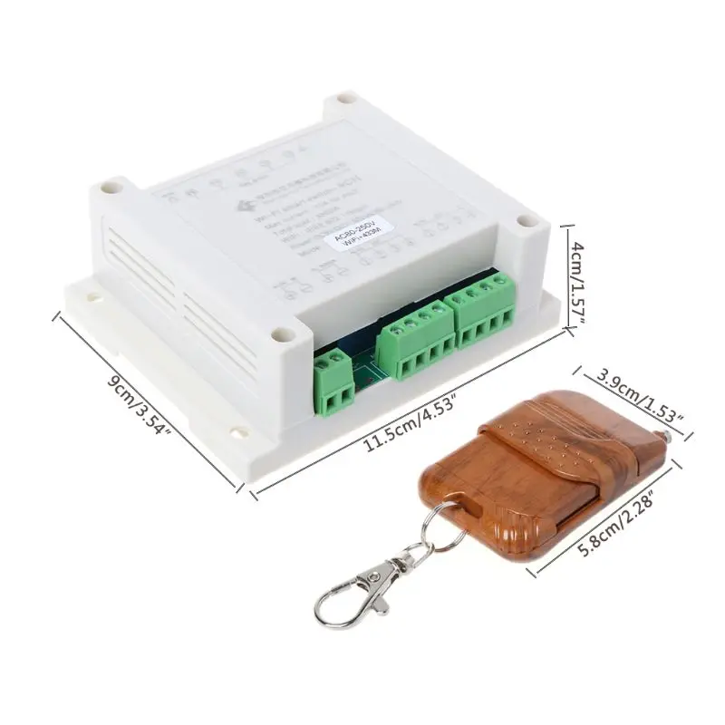 

1PC WiFi Wireless Relay Module Smart Switch With Remote Control For Home Automation