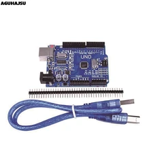 UNO R3 макетная плата ATmega328P CH340 CH340G для Arduino UNO R3 с прямым контактным разъемом