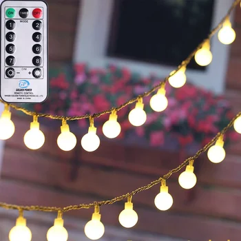 

String Light DC5V 5M 50LEDs 8 Modes Battery Powered LED Fairy Lights Waterproof for Holiday Christmas Wedding Garland Light