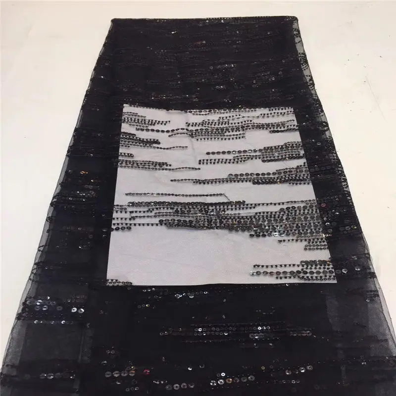 Latest African Black Lace Fabrics Embroidered French beads Sequins Lace Fabric 2019 Nigerian French Net Lace Fabrics Latest African Black Lace Fabrics Embroidered French beads Sequins Lace Fabric 2019 Nigerian French Net Lace Fabrics