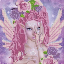 На заказ Алмазная картина eigen foto птица красивая роза Фея 5d Мандала Алмазная картина Полная площадь/круглые фильмы для украшения дома