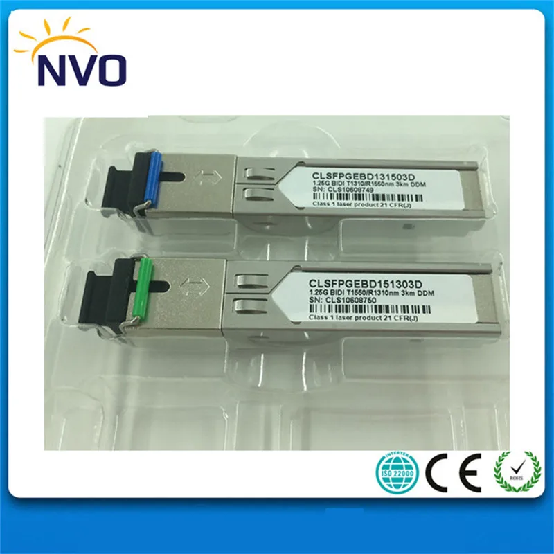 15 пара/лот 1 25 Гбит/с 1310/1550нм 3 км WDM DDM SC BiDi волоконно-оптический SFP трансивер
