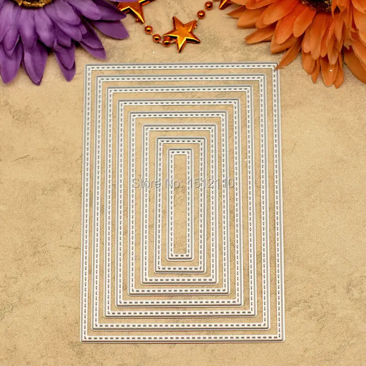 8pcs Scrapbook DIY album Card Paper Card Maker Metal Die cut Stencil