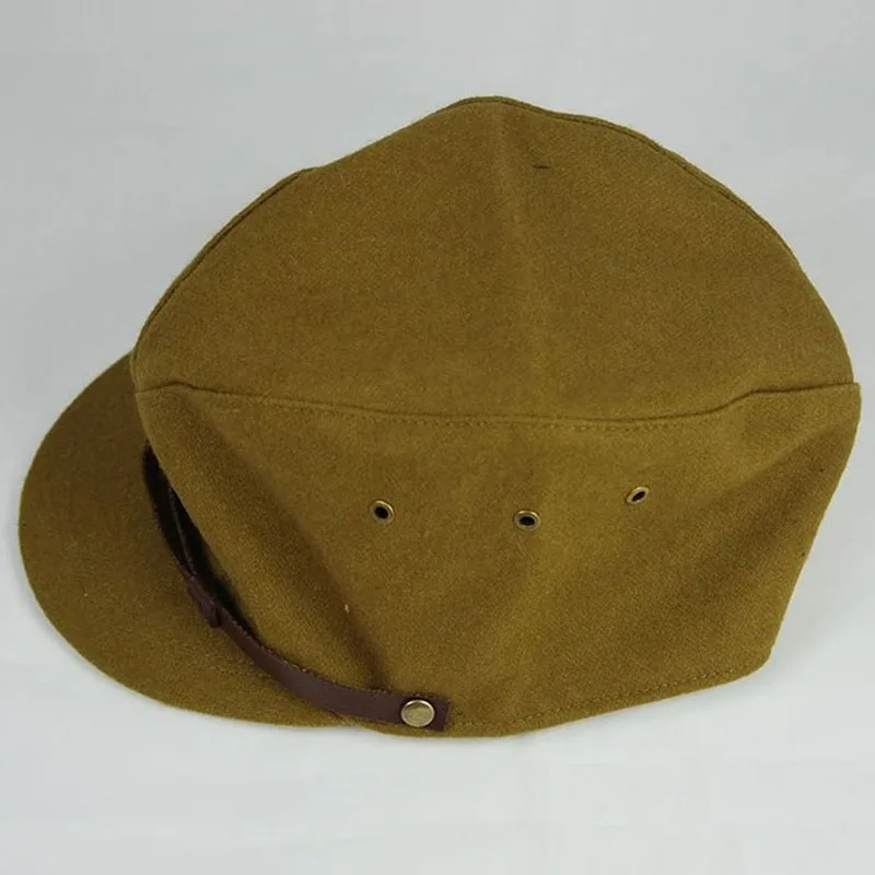 Kaufen Vintage WW2 Japanischen Armee Offizier Feld Wolle Kappe Hut Armee Green Kampf Hut Militärischen Fans Sammlung Japanischen Armee Kappe Für männer BH