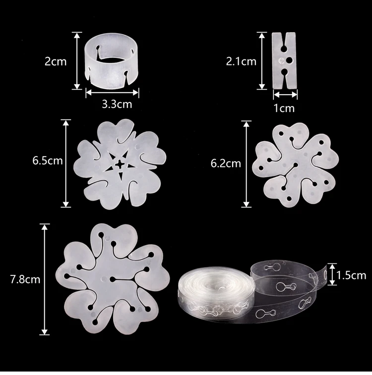 FENGRISE воздушный шар арочный комплект пластиковая цепочка для воздушных шаров ссылка клип аксессуары для воздушного шара держатель воздушные шары для дня рождения вечерние Свадебная вечеринка Декор