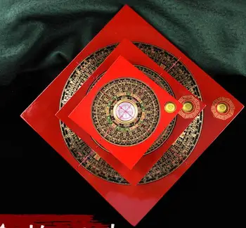 

Free shipping Chinese folk sculpture geomantic compass compass size 3-8 inches