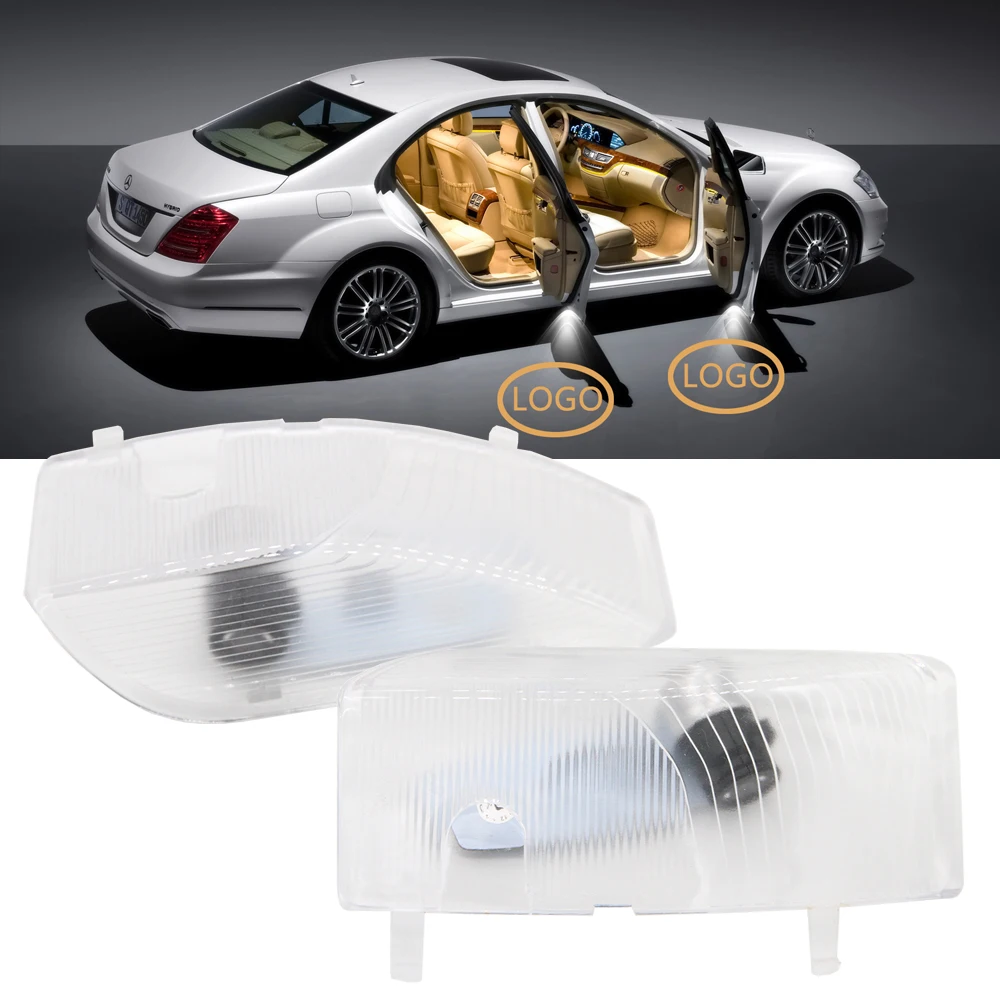 Auto Parts and Vehicles 2Pcs For FC Barcelona WIRELESS LED Car Door