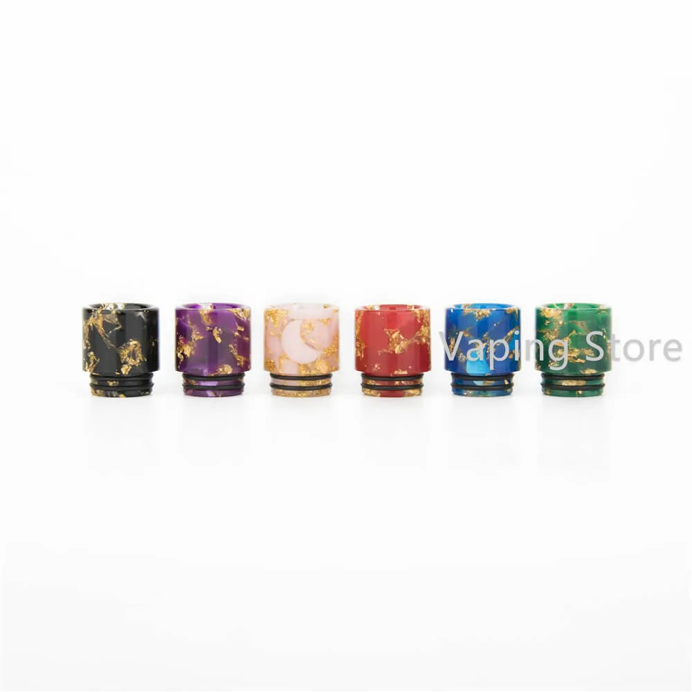 

Golden Resin 810 Wide Bore Drip Tip Replacement for SnowWolf Wolf Tank/Eleaf Ello POP Tank/Uforce T1 T2/Horizon Falcon King