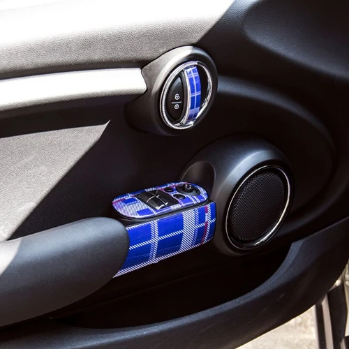 Автомобильный Стайлинг для BMW MINI F55 F56 автомобильные наклейки интерьер дверная