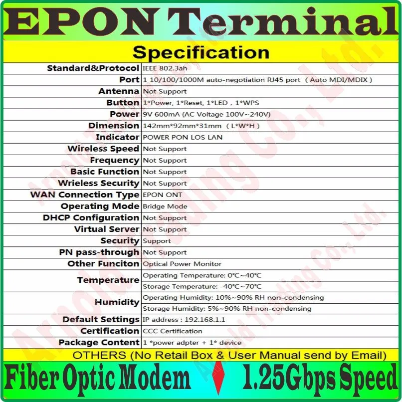 E101 EPON - spec-R1