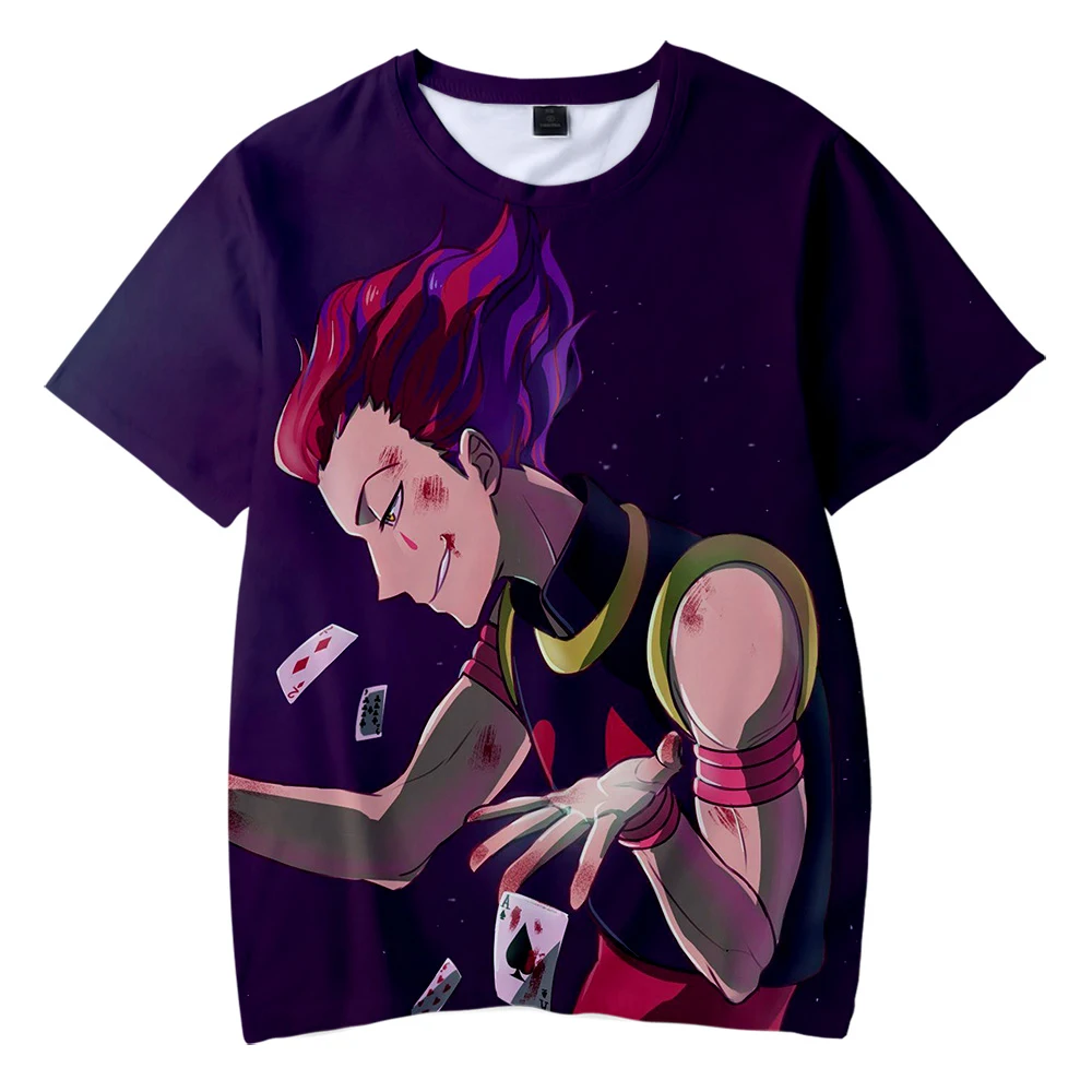 Детские футболки с 3D принтом Hisoka модные летние коротким рукавом 2019 повседневные