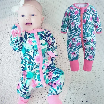 

Baby Rompers Autumn Long Sleeve Print Baby Girl Clothes Newborn Jumpsuits Children's Overalls Pyjamas Kids Clothing Boy