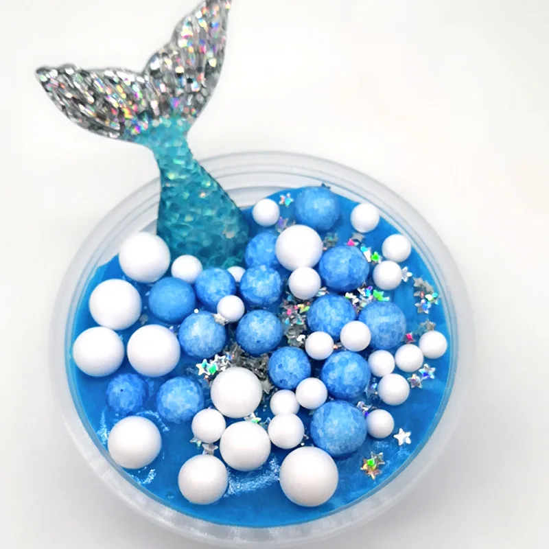 

DIY Squishy Ocean Foam Crystal Mud stress relief Decompression Toy Sensory Montessori Toys Game Toddler/Kids/Children/Autism