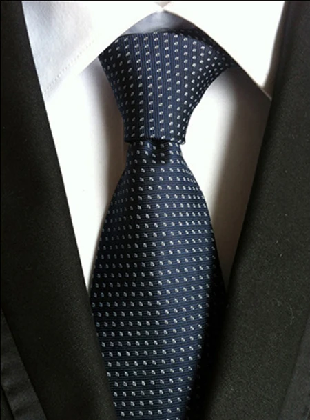 8 см, модный роскошный галстук, желтый, синий, красный, однотонный, в клетку, галстук, шелковый, формальный, на шею, галстуки для мужчин, деловые, свадебные галстуки, подарок, Gravata - Цвет: A03