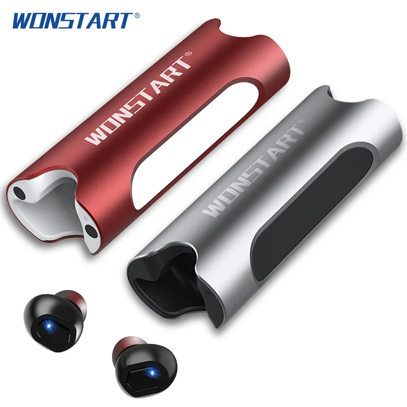 Новые мини TWS беспроводные наушники спортивные с подзарядкой коробка Bluetooth для