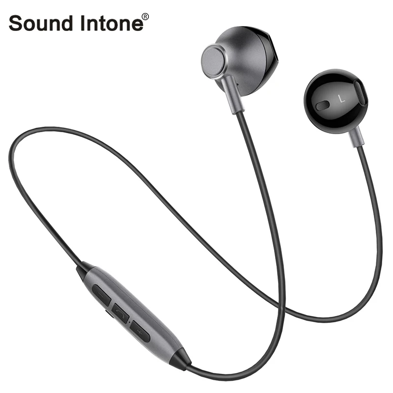Wireless Headphone Bluetooth Sweatproof Magnetic Earbuds Lightweight Sport Earphone with HD Mic Support 2 Devices for iphone MP3 |