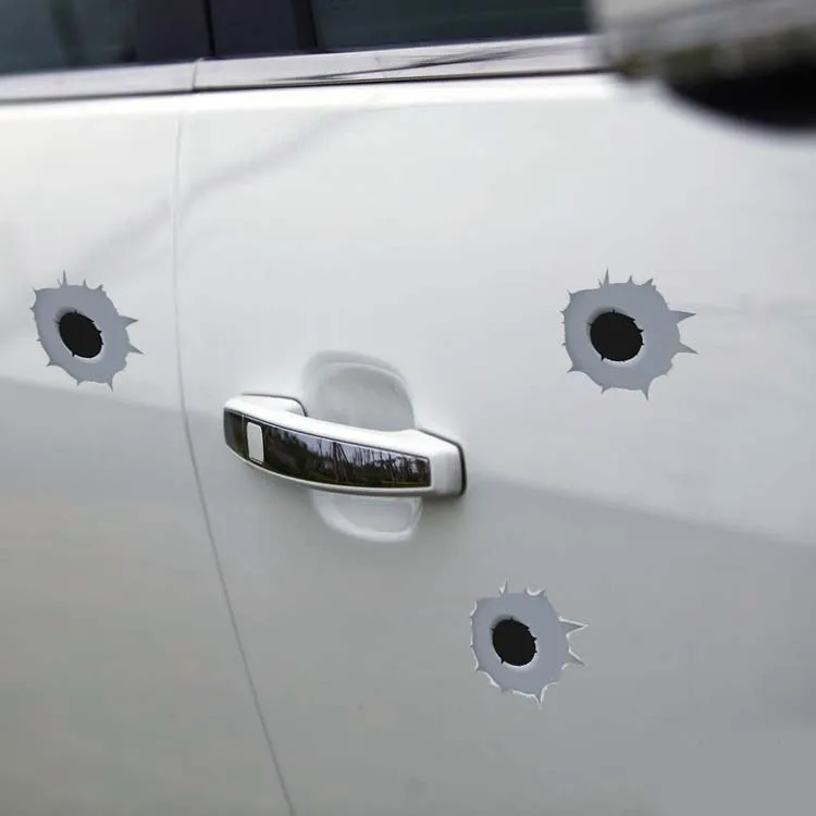 2014 NEW car styling funny fake bullet hole funny