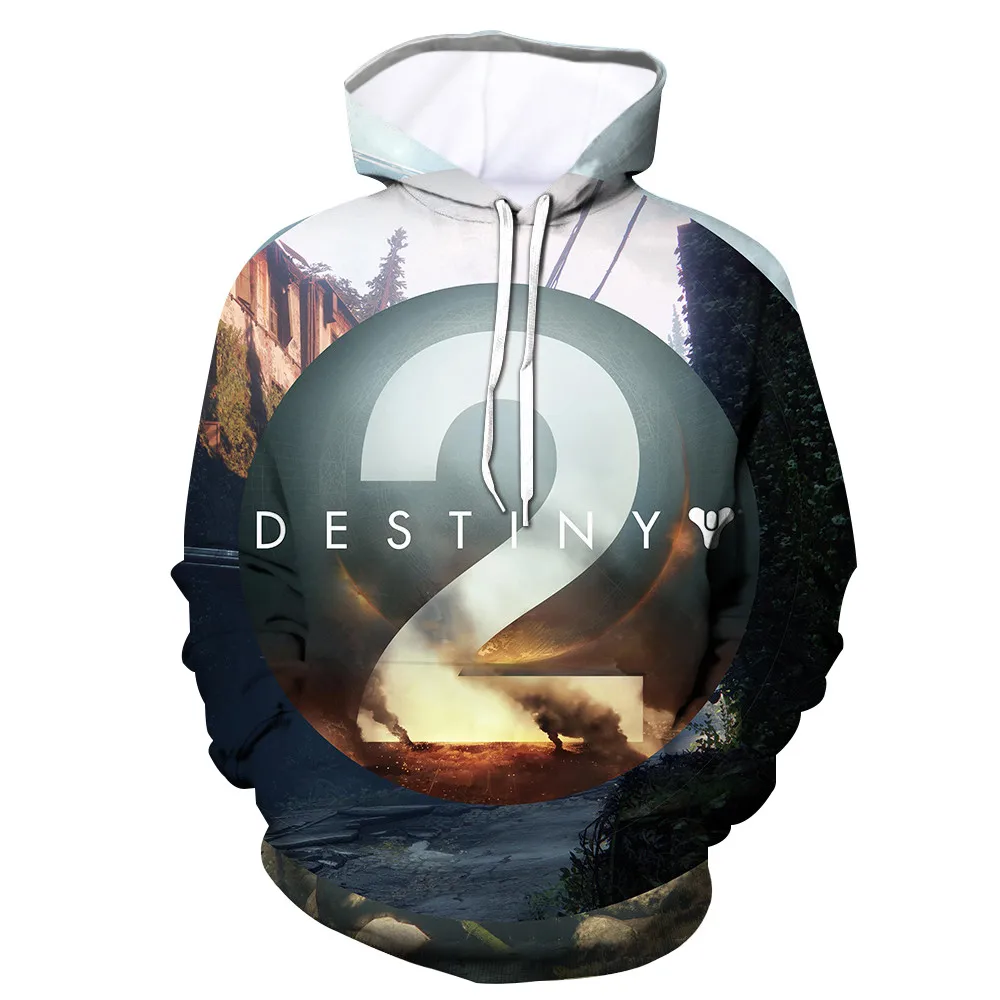 

Hot Destiny 2 Truien Mode Men Hoodies Sweatshirts Casual Print 3D Hoodies destiny 2/Een punch man Hoodies 3D hip Hop Sweatshirts