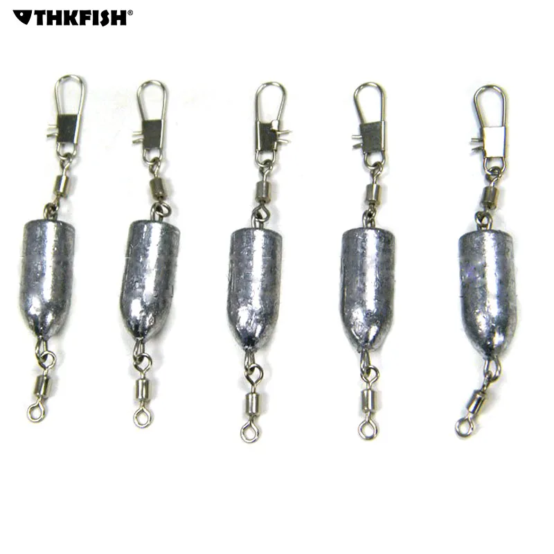 Buy THKFISH 5Pcs 25g Fishing Weights Sinker With