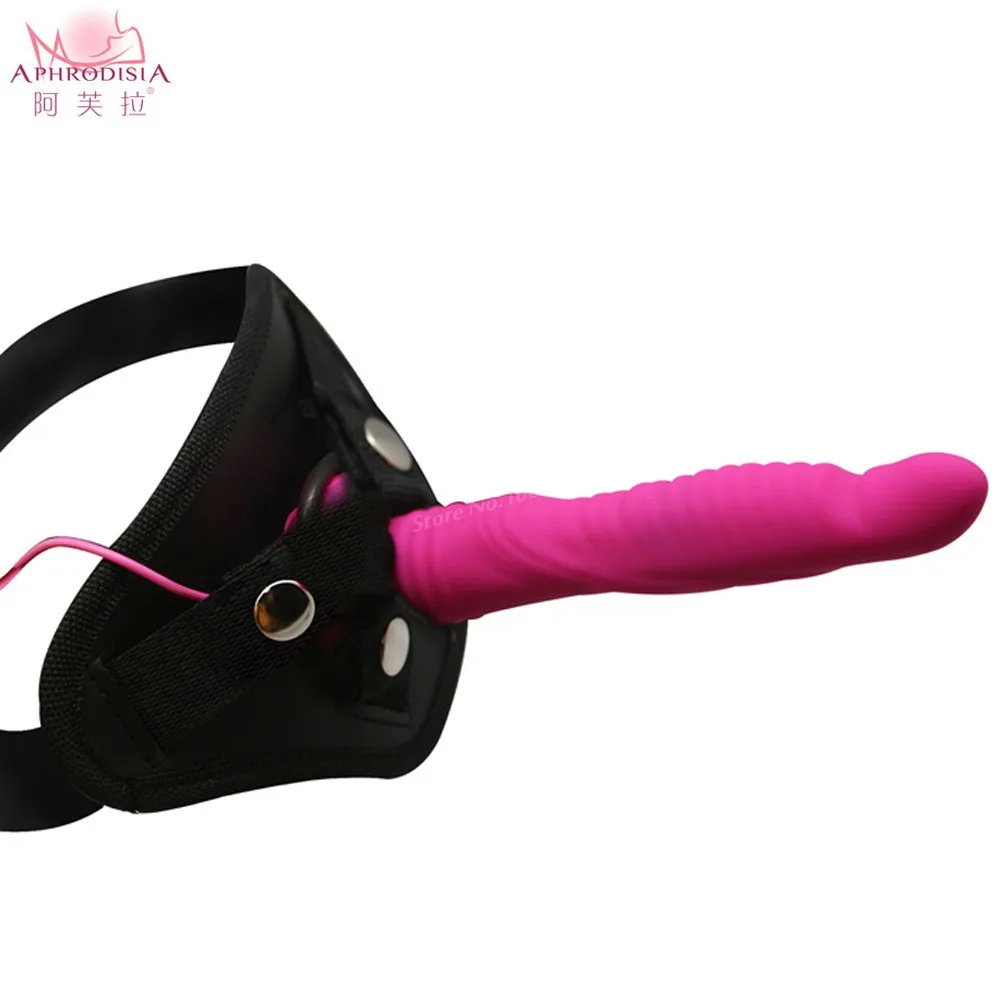 APHRODISIA 17 7 Mode real silicone erotic toys vibrators Vibrating Silicone Strap-On dildo vibrator for Couples anal Sex toys 3